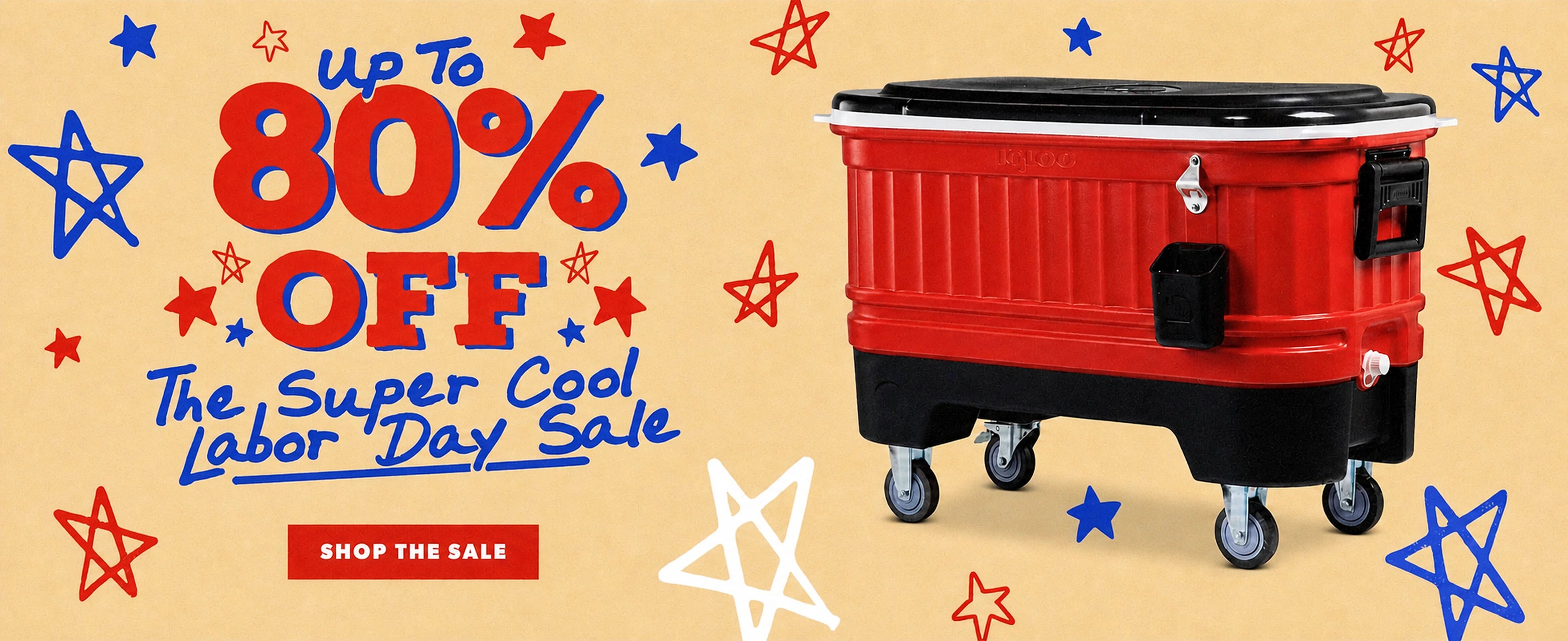 Up to 80% off during the Igloo Labor Day sale